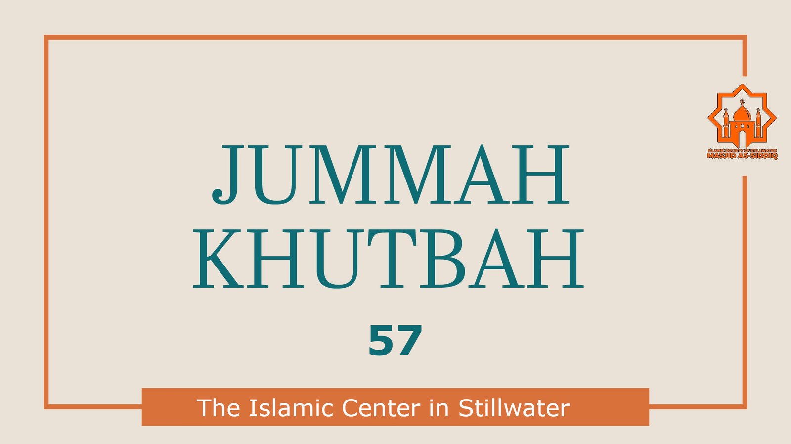 Khutbah 57