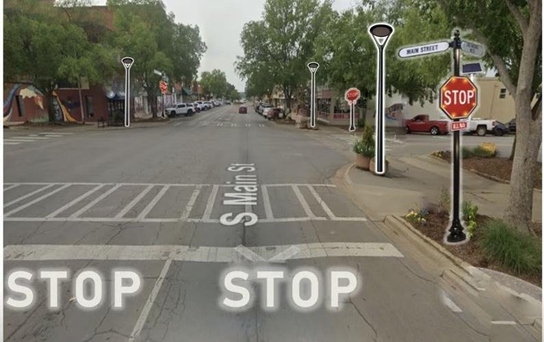 Downtown Stillwater intersection