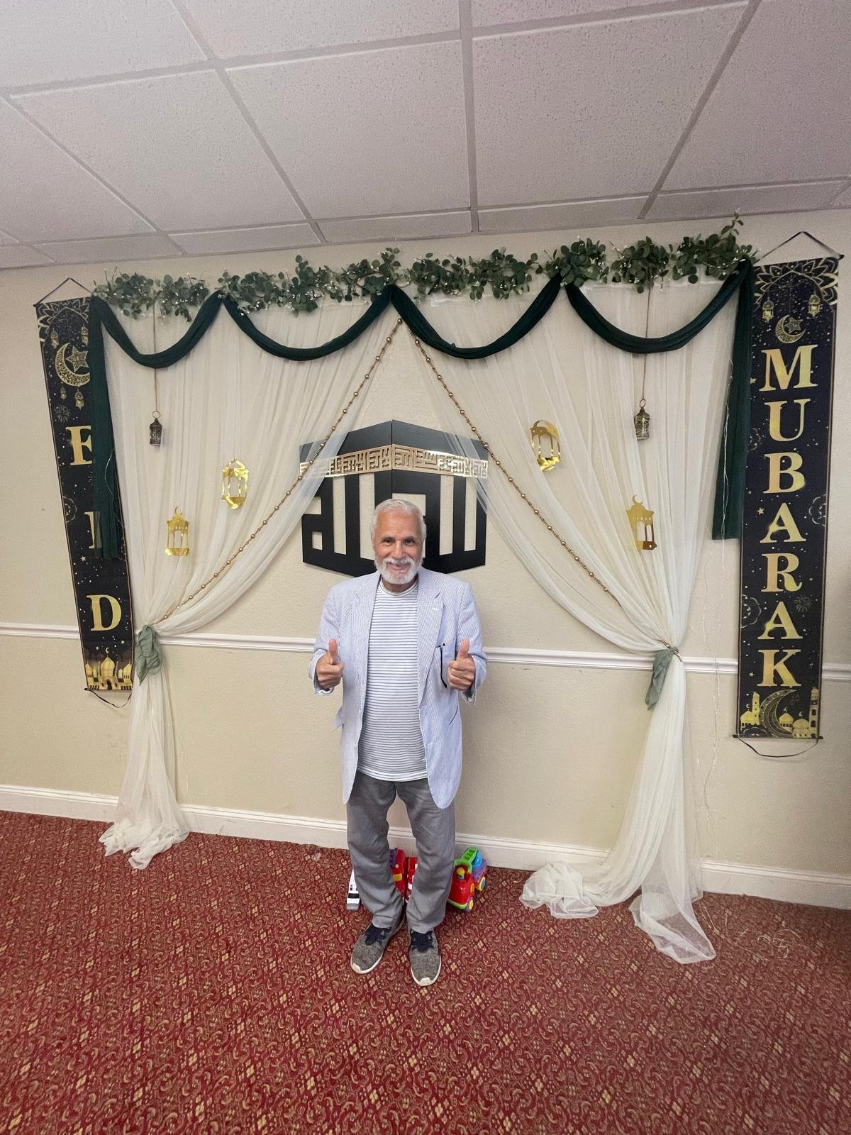 Baklava display at festival