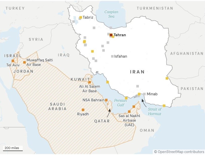 Emergency response teams in Tehran