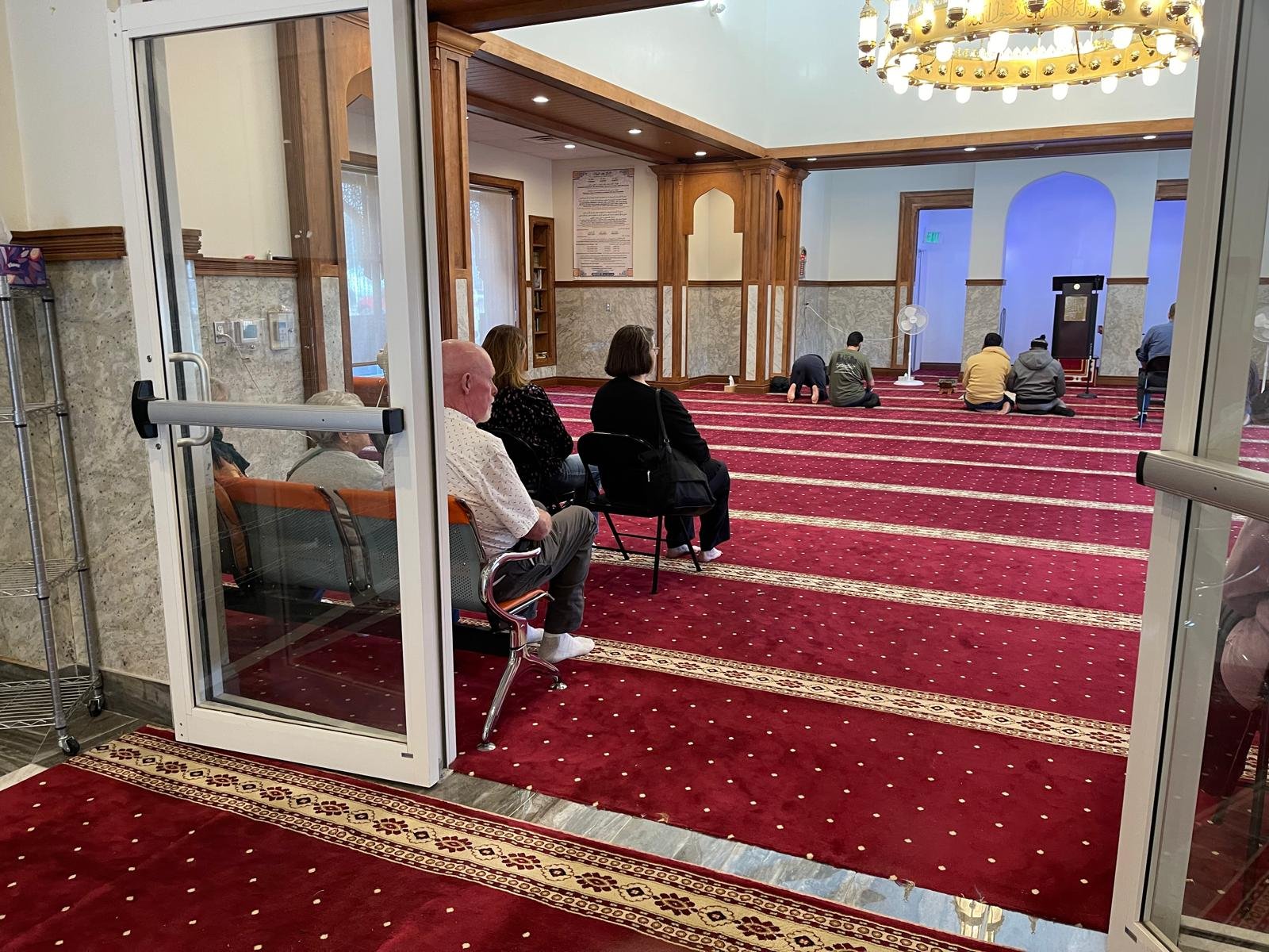 Q&A session in sisters wing