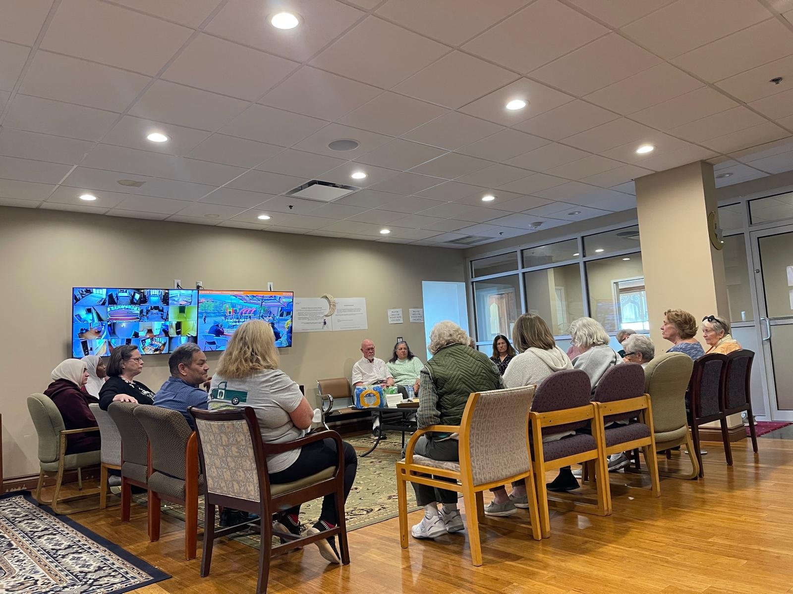 Sharing refreshments