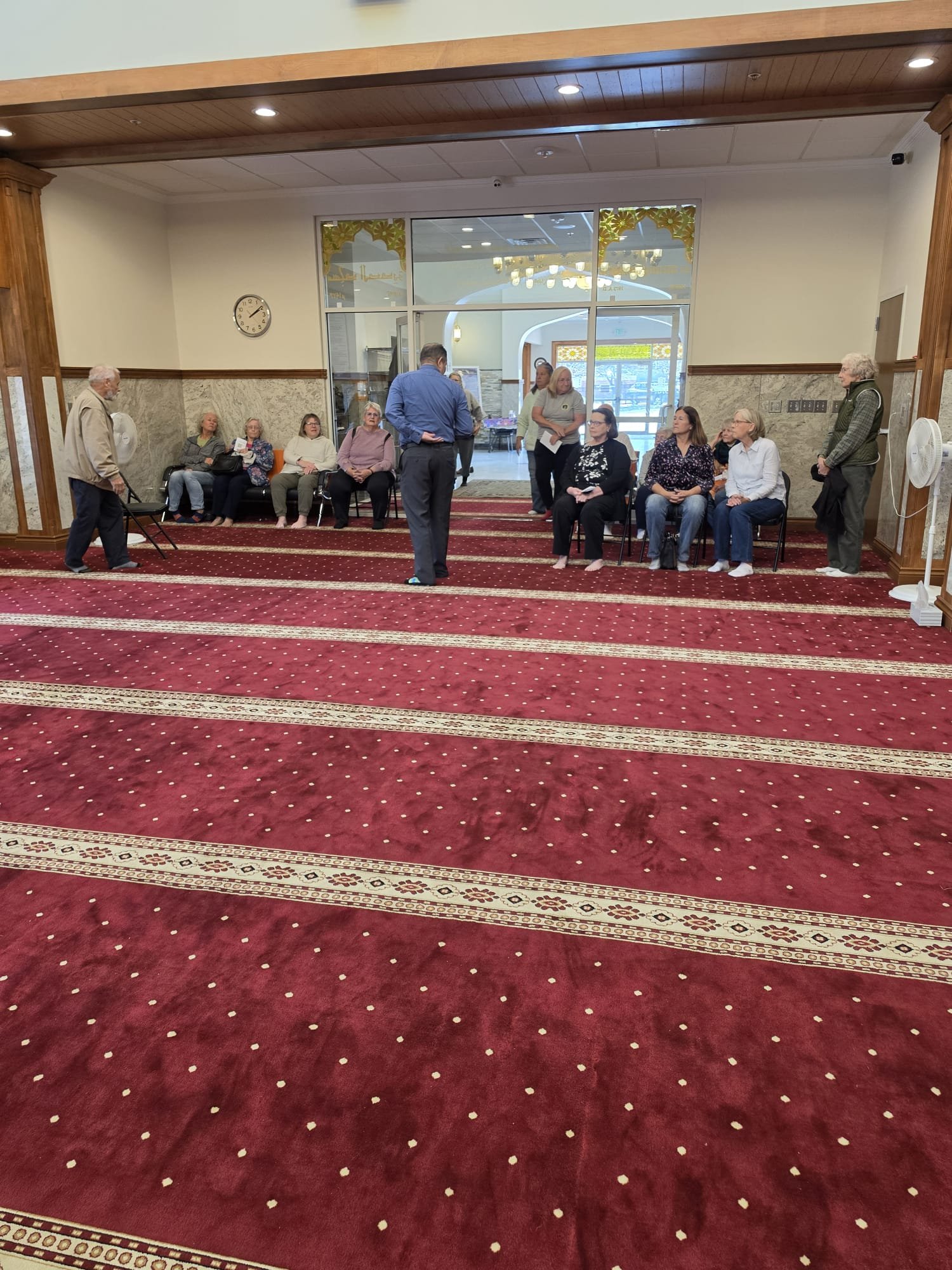 Tour of prayer areas